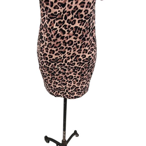 Generation Love Tiffany Classic Leopard Print T-Shirt‎ Mini Dress Size XXS - Picture 11 of 16